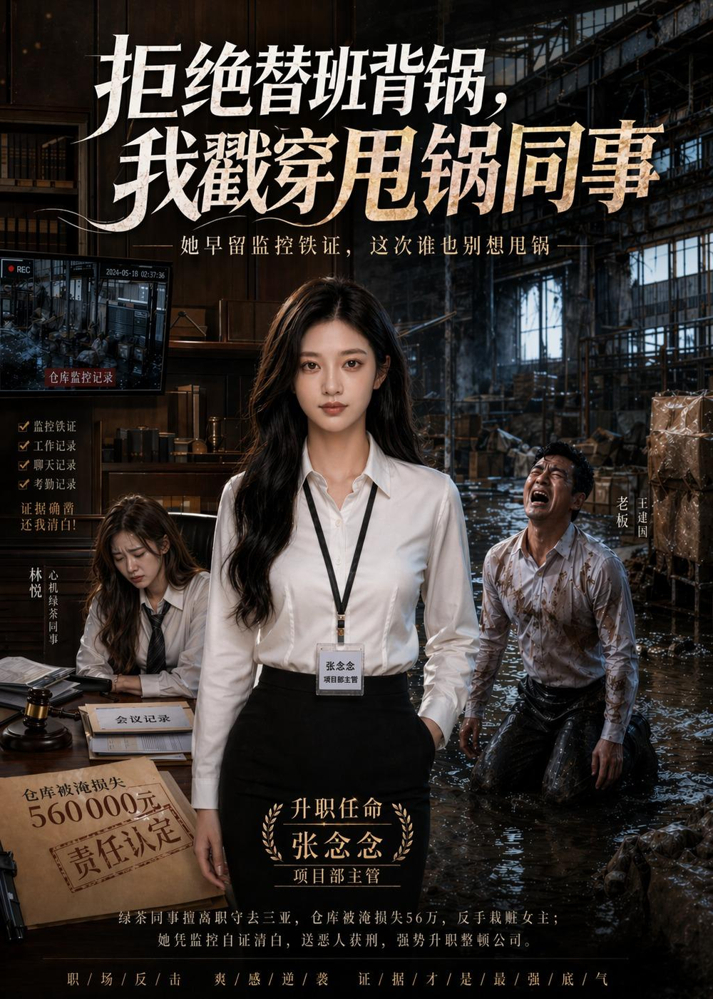拒绝替班背锅,我戳穿甩锅同事海报