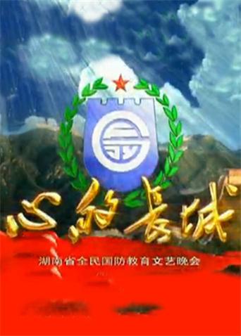 湖南省全民国防教育文艺晚会海报