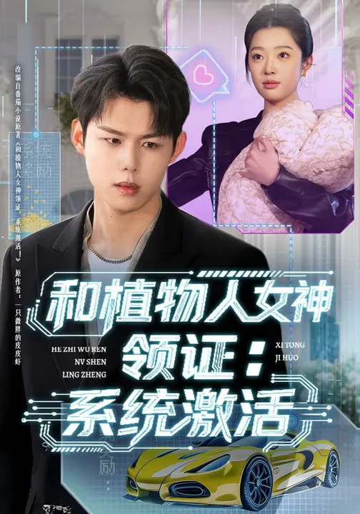 和植物人女神领证：系统激活海报
