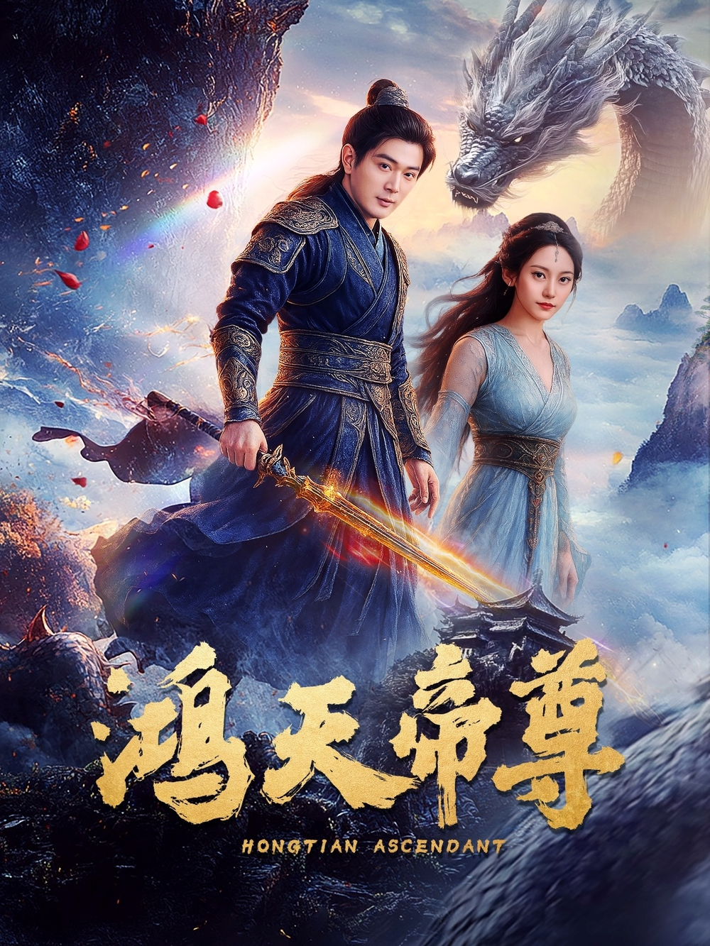 鸿天帝尊海报