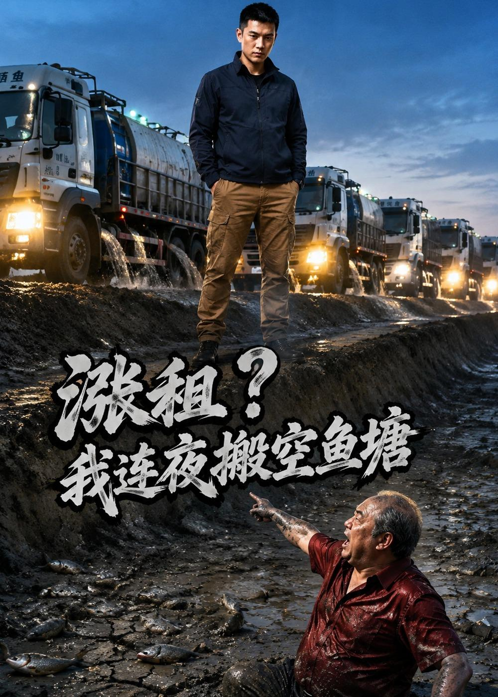 涨租？我连夜搬空鱼塘海报